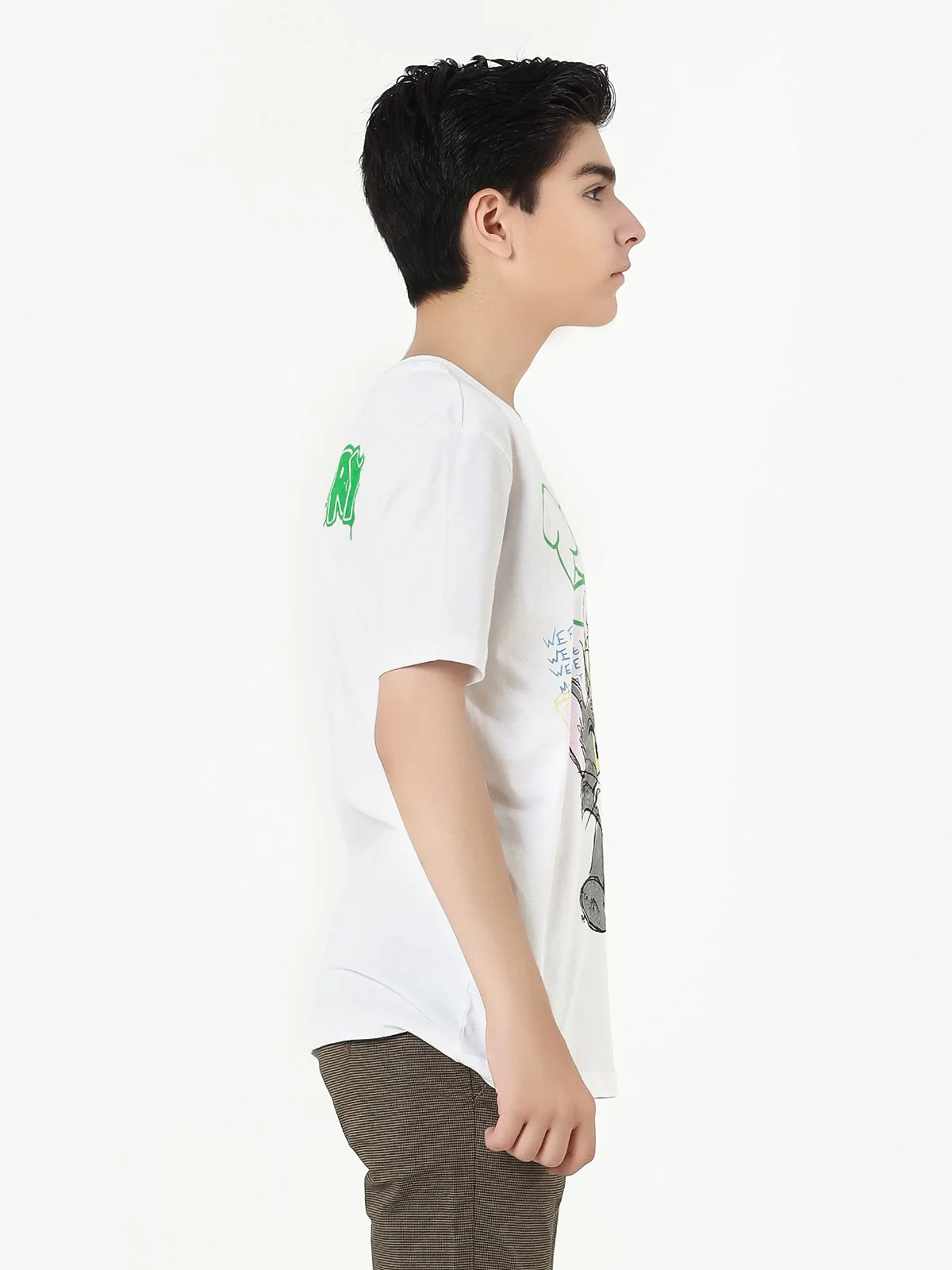 Boy's White T-Shirt - EBTTS22-005 - Image 4