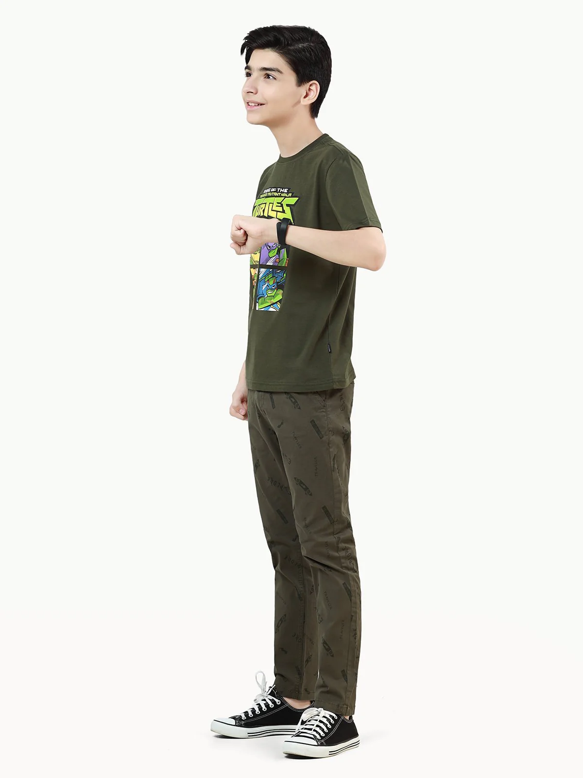 Boy's Green T-Shirt - EBTTS22-012 - Image 2