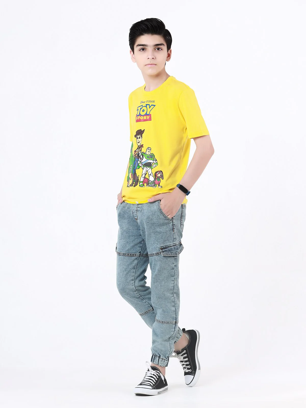 Boy's Yellow T-Shirt - EBTTS22-014 - Image 2