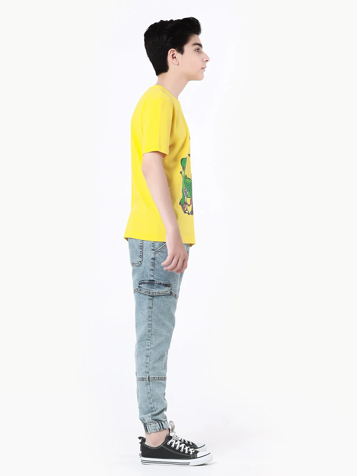 Boy's Yellow T-Shirt - EBTTS22-014 - Image 3