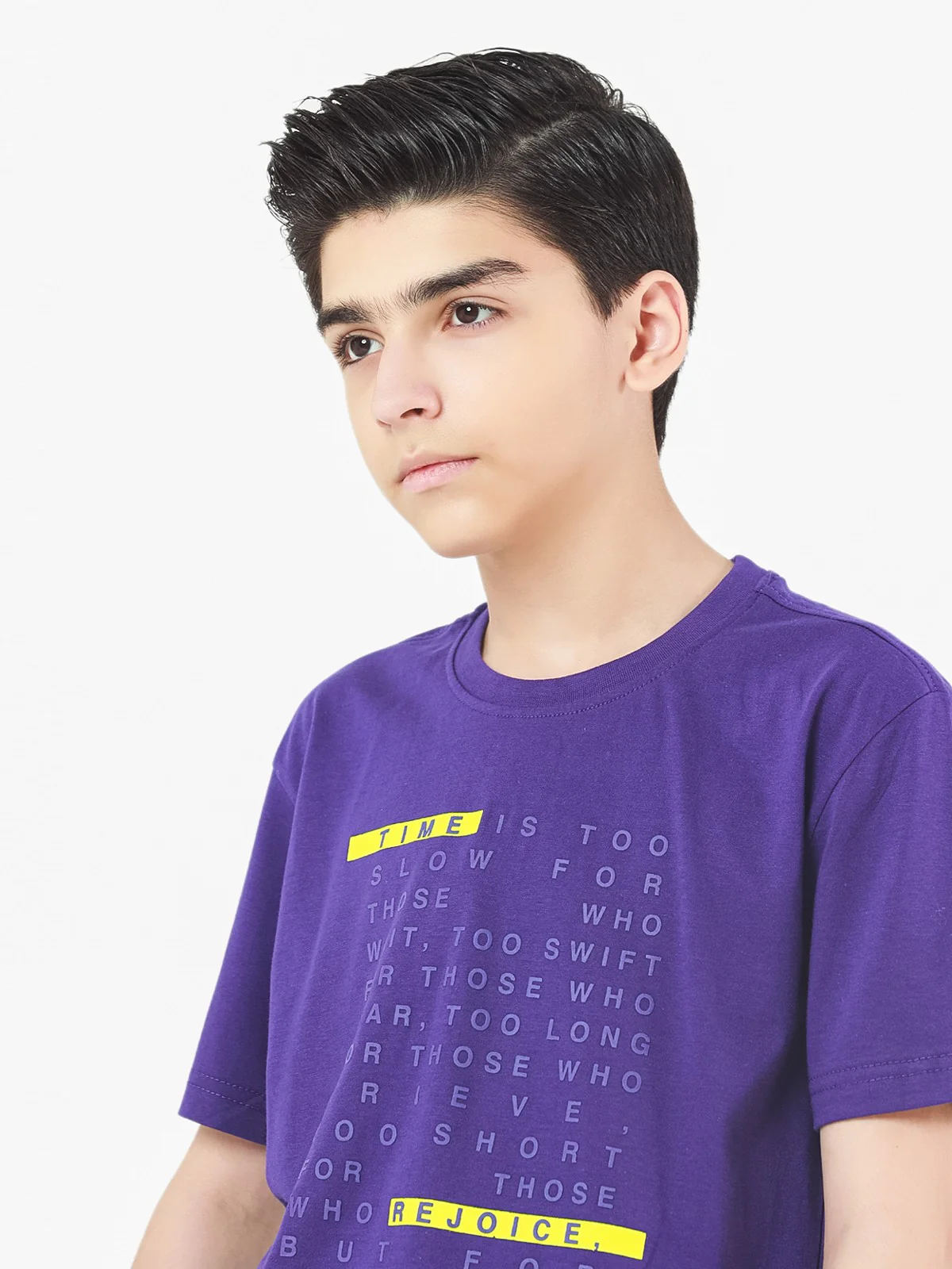 Boy's Light Purple T-Shirt - EBTTS22-018 - Image 2