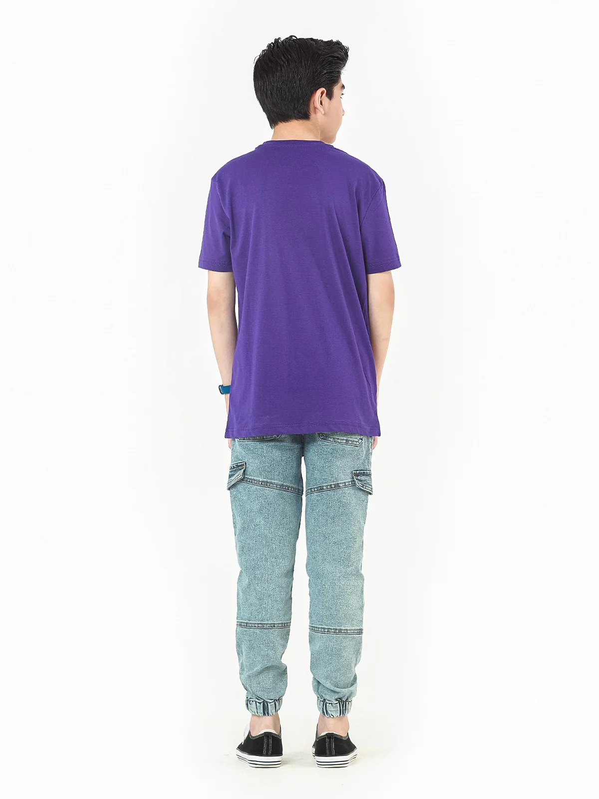 Boy's Light Purple T-Shirt - EBTTS22-018 - Image 5