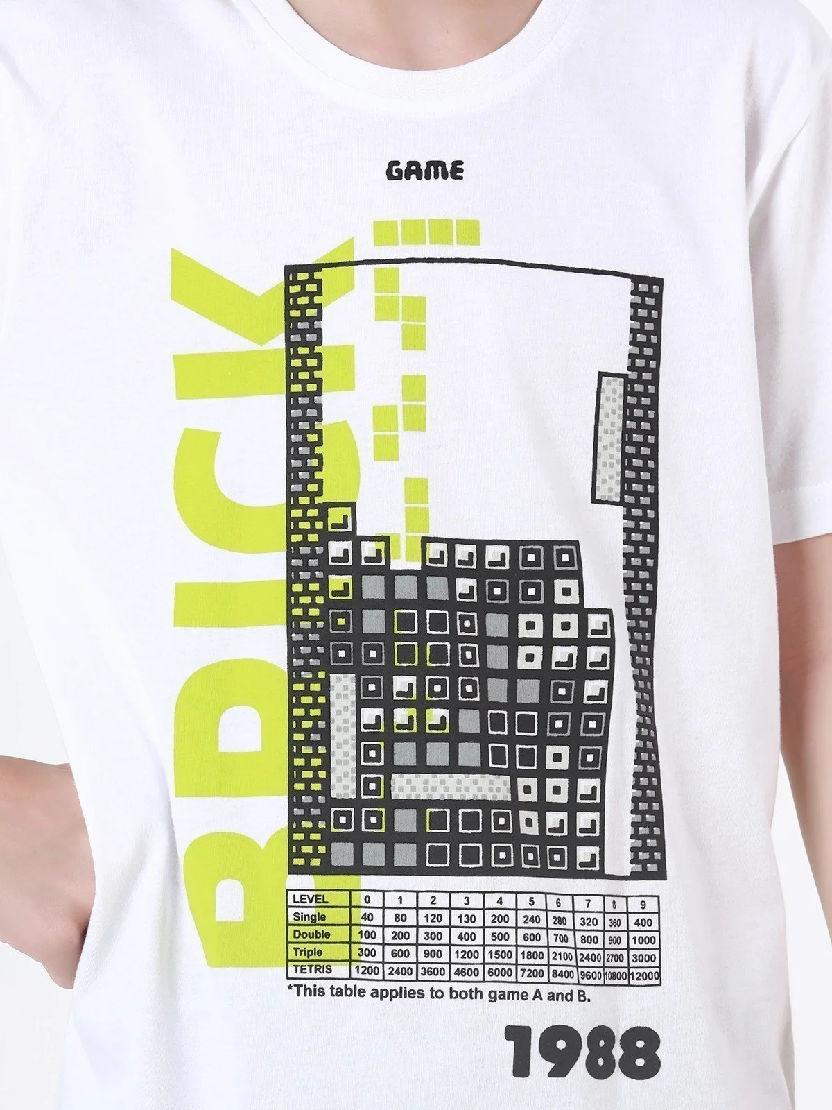 Boy's White T-Shirt - EBTTS22-023 - Image 4