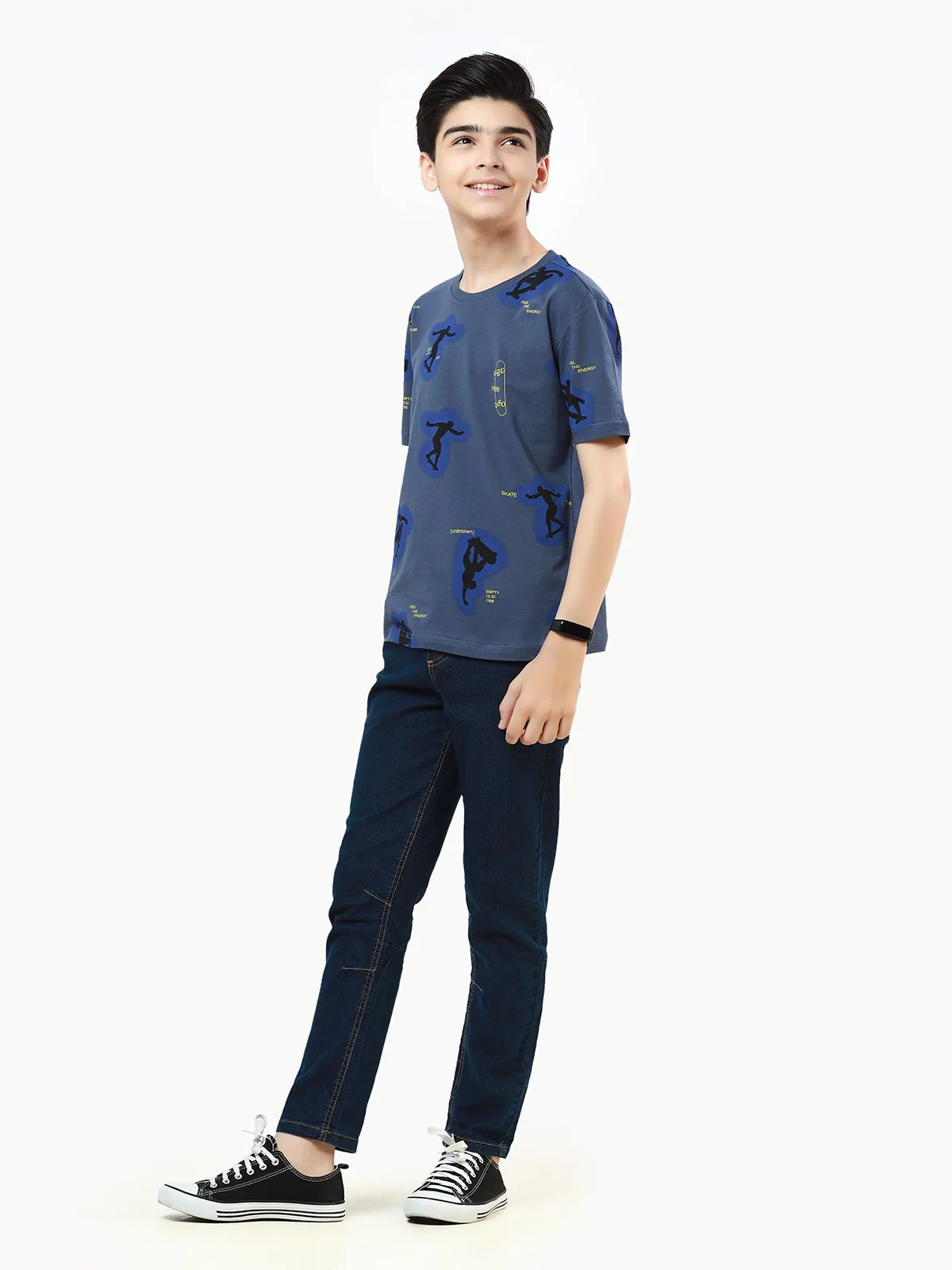 Boy's Deep Purple T-Shirt - EBTTS22-025 - Image 3