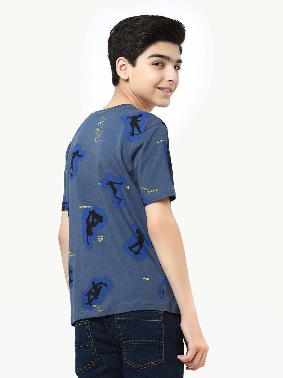 Boy's Deep Purple T-Shirt - EBTTS22-025 - Image 4