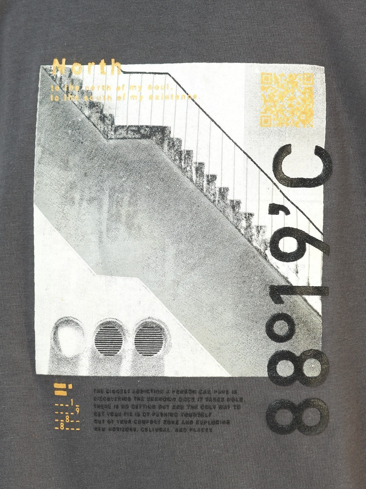 Boy's Grey & Black T-Shirt - EBTTS22-030 - Image 4