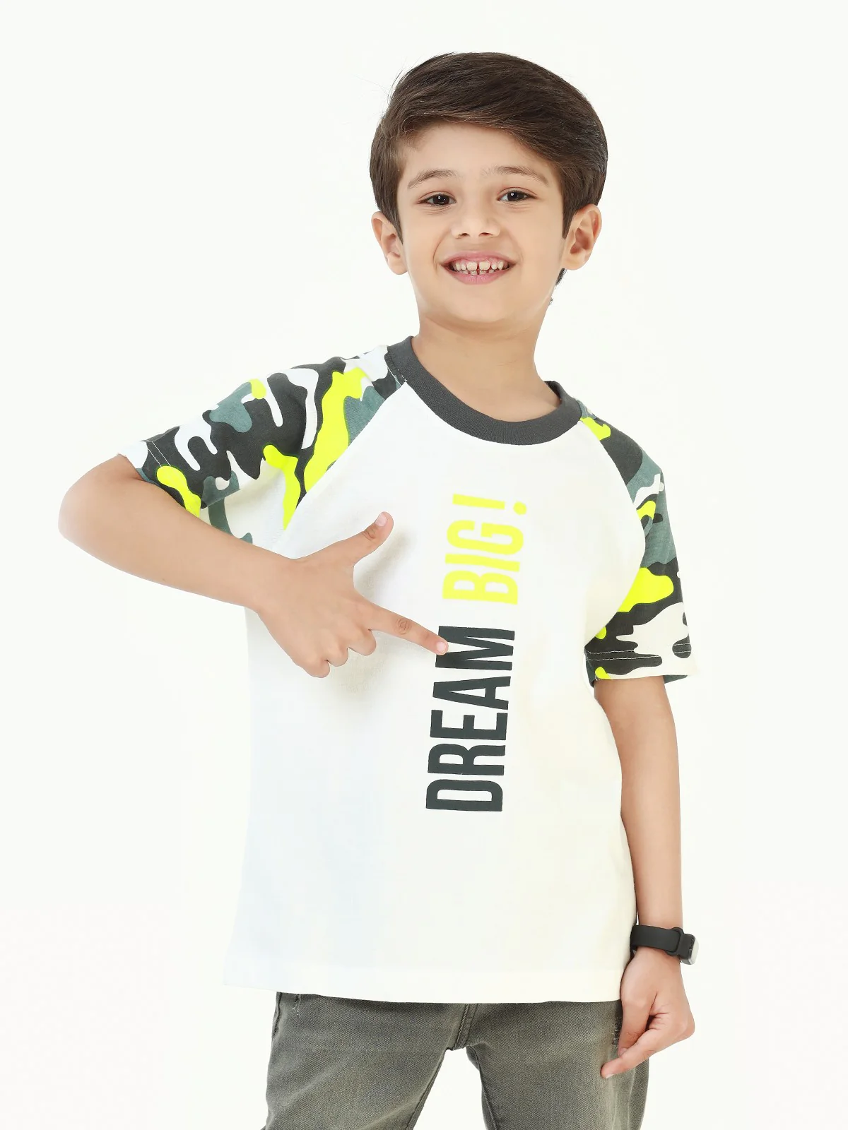 Boy's White T-Shirt - EBTTS22-031 - Image 2