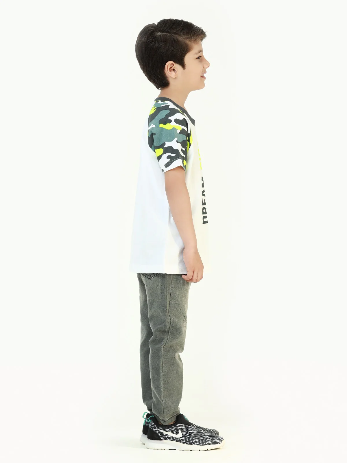 Boy's White T-Shirt - EBTTS22-031 - Image 3