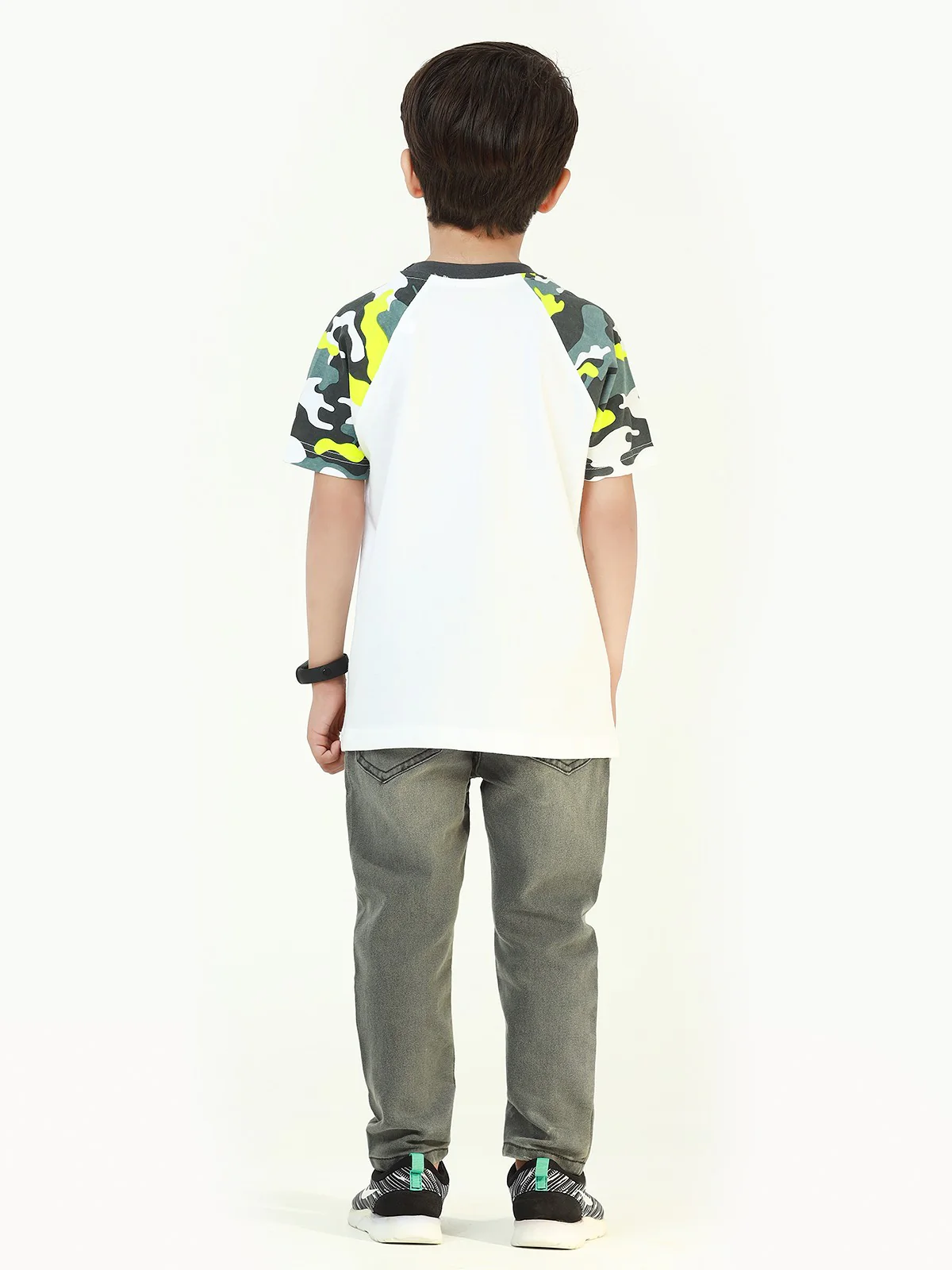 Boy's White T-Shirt - EBTTS22-031 - Image 5