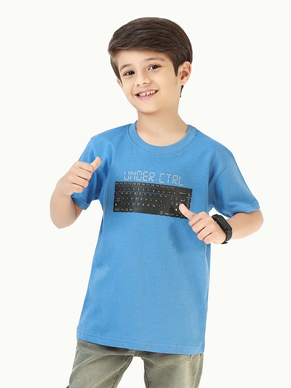 Boy's Blue T-Shirt - EBTTS22-032