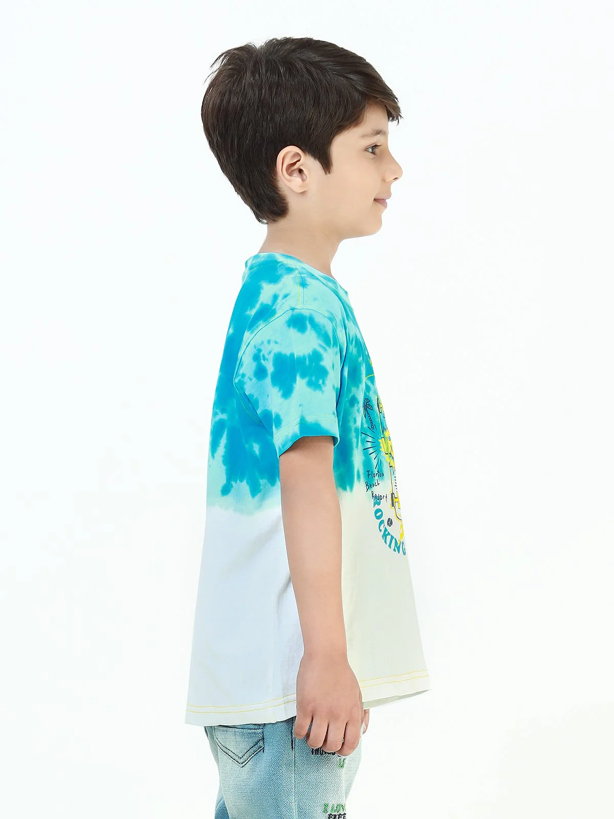Boy's Blue & White T-Shirt - EBTTS22-035 - Image 2