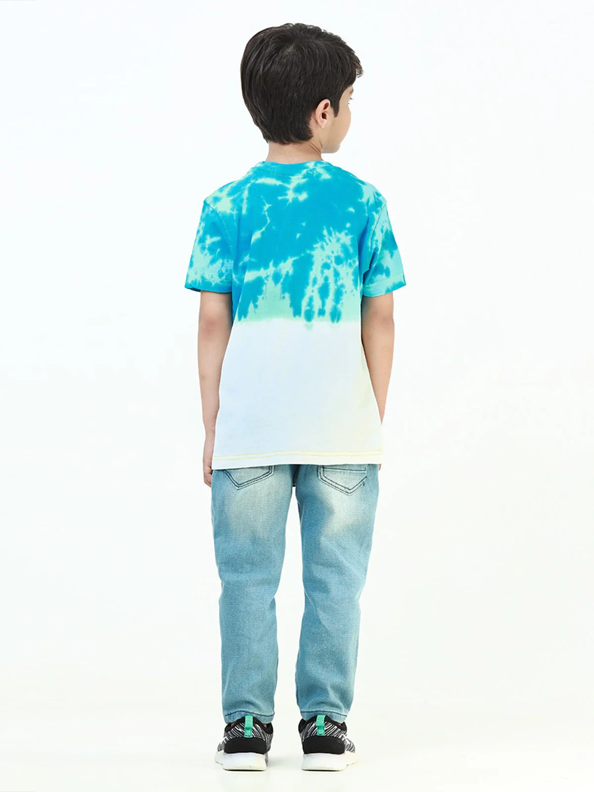 Boy's Blue & White T-Shirt - EBTTS22-035 - Image 4