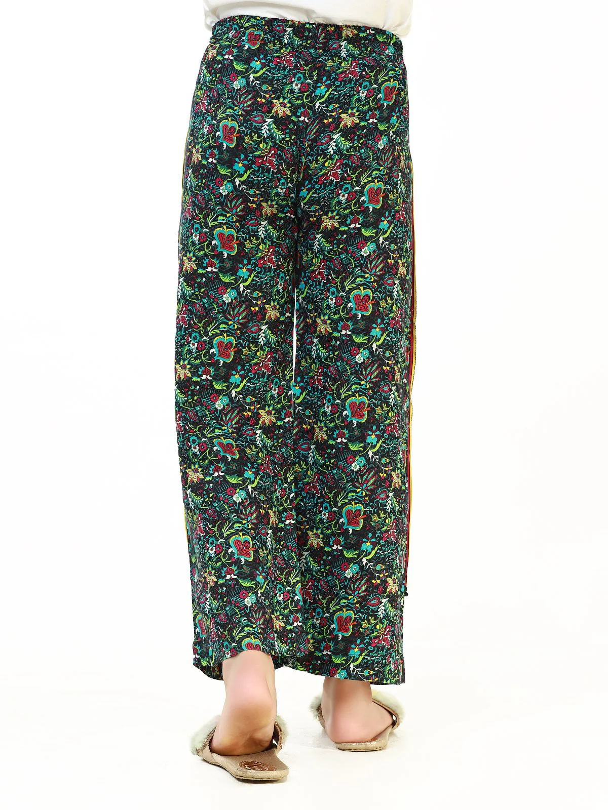 Girl's Black Multi Bottom - EGB22-75227 - Image 4