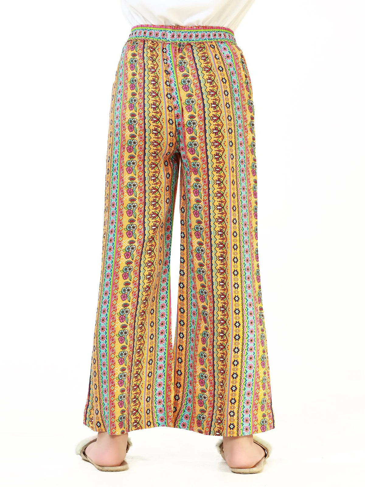 Girl's Yellow Multi Bottom - EGB22-75228 - Image 3