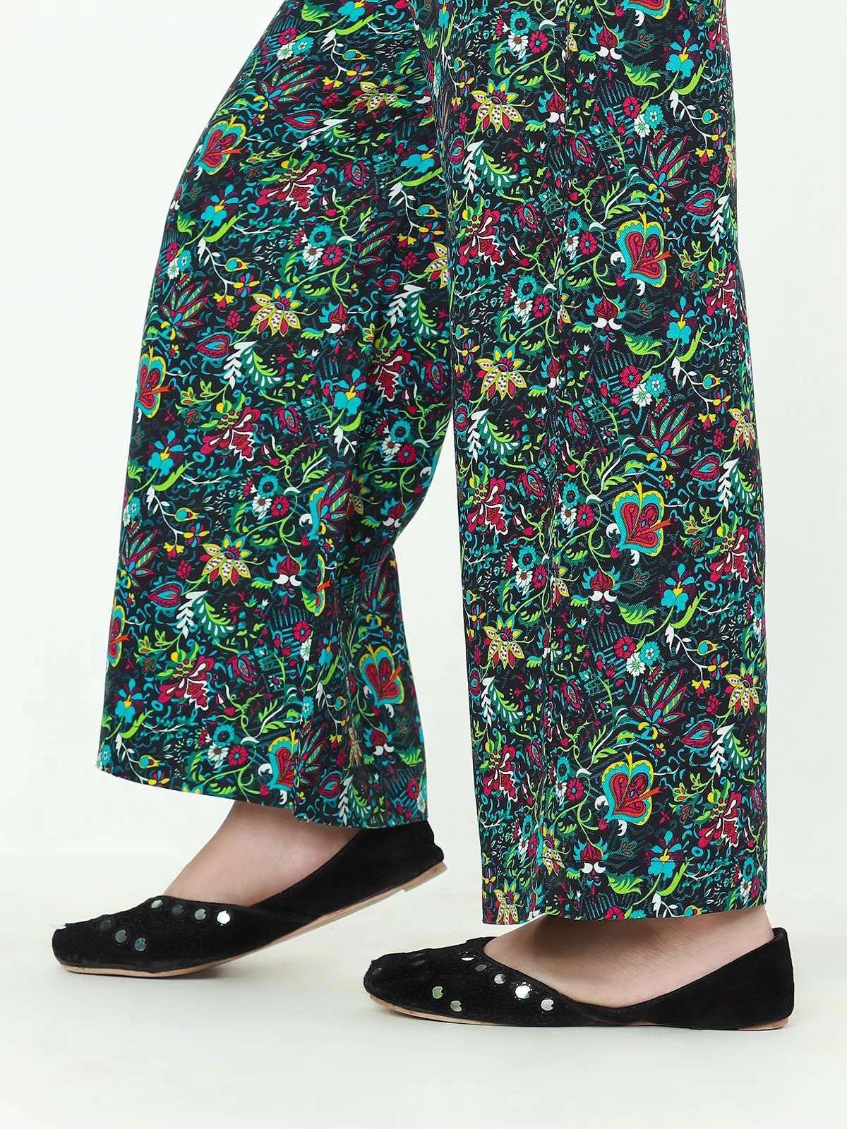 Girls Black Multi Bottom - EGB22-75232 - Image 2