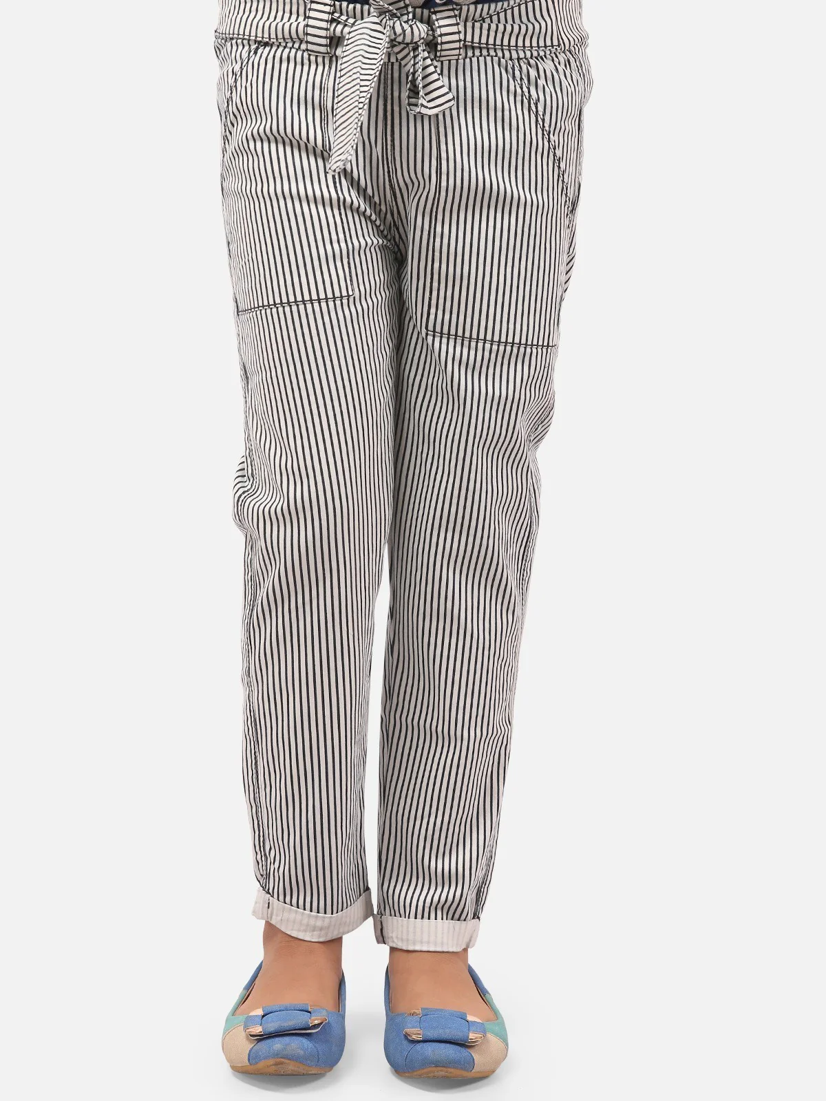 Girl's Black & White Pant - EGBP20-002 - Image 3