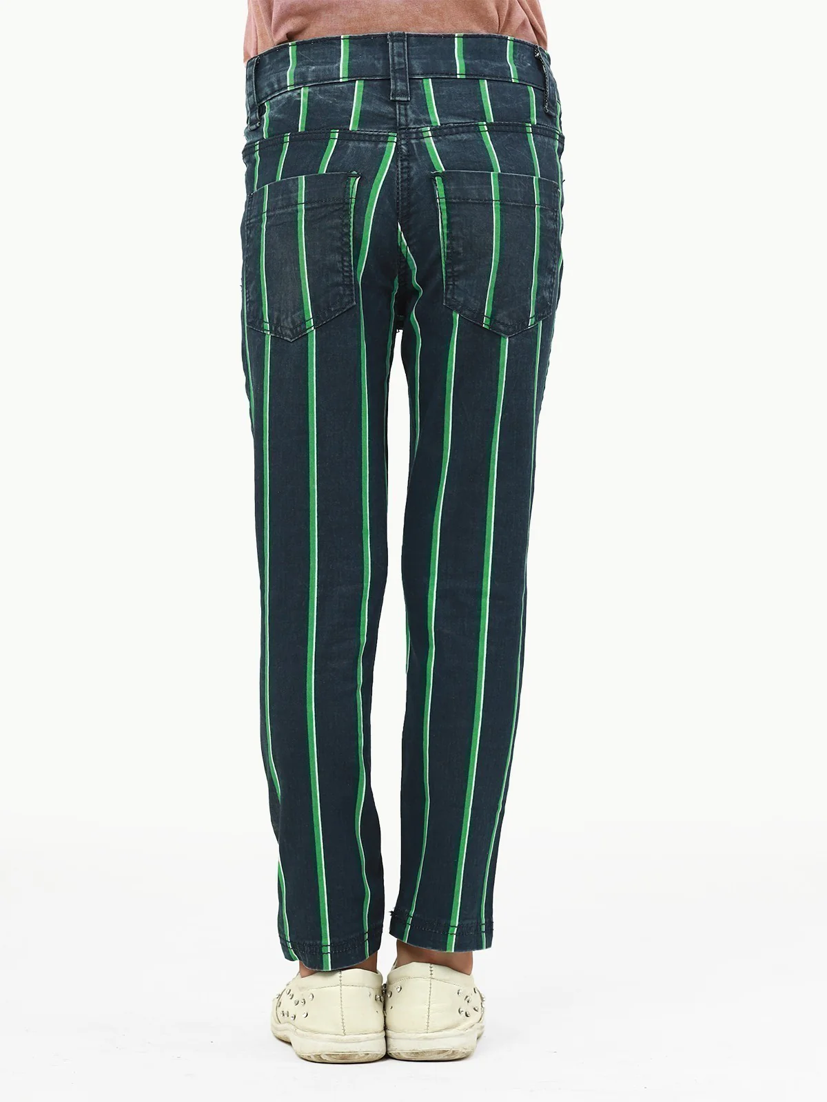 Girl's Navy & Green Pant - EGBP20-006 - Image 3