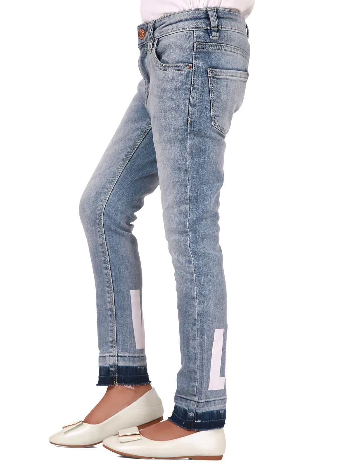 Girl's Light Blue Pant - EGBPD19-003 - Image 3