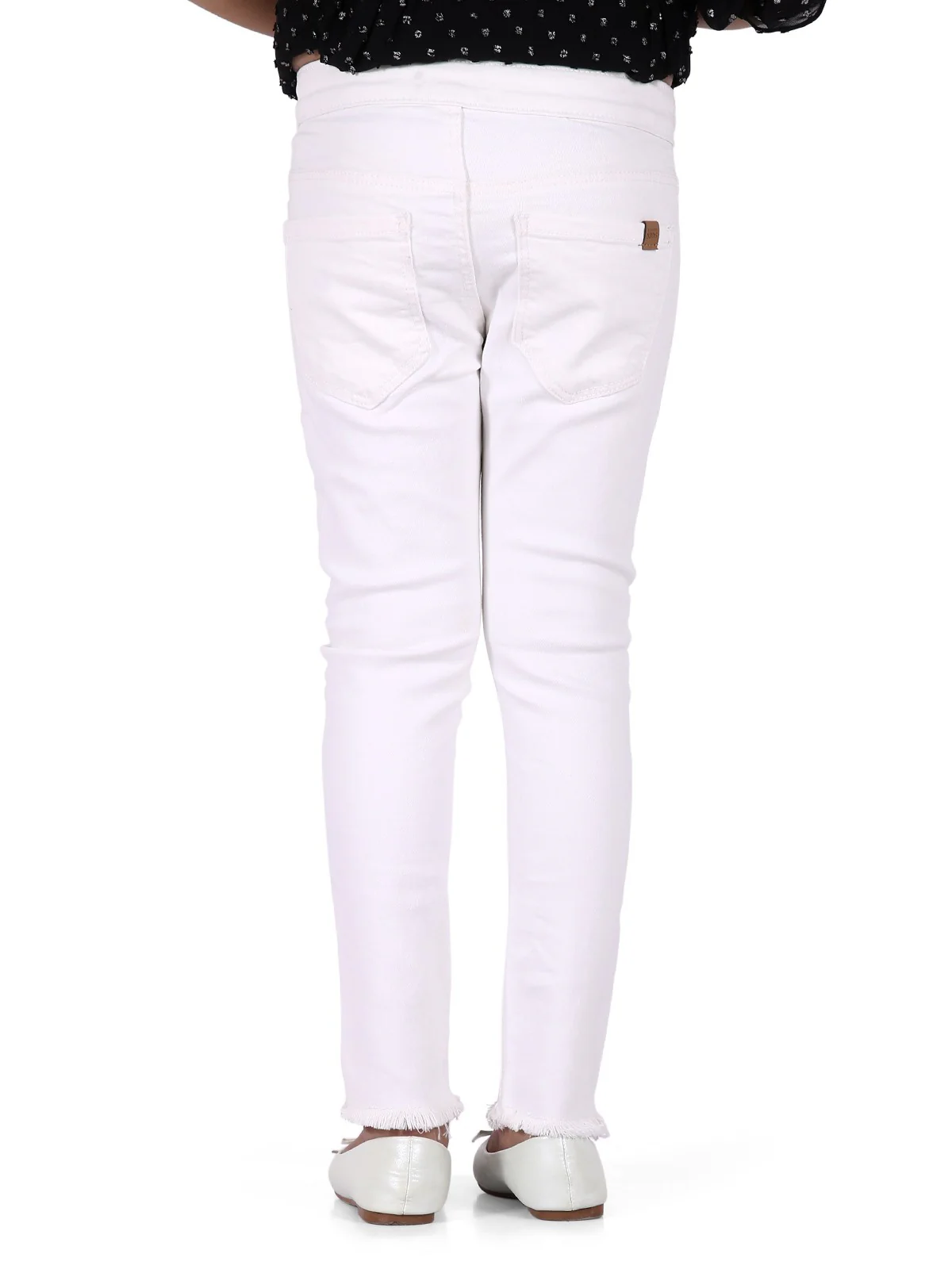 Girl's White Pant - EGBPD19-005 - Image 3