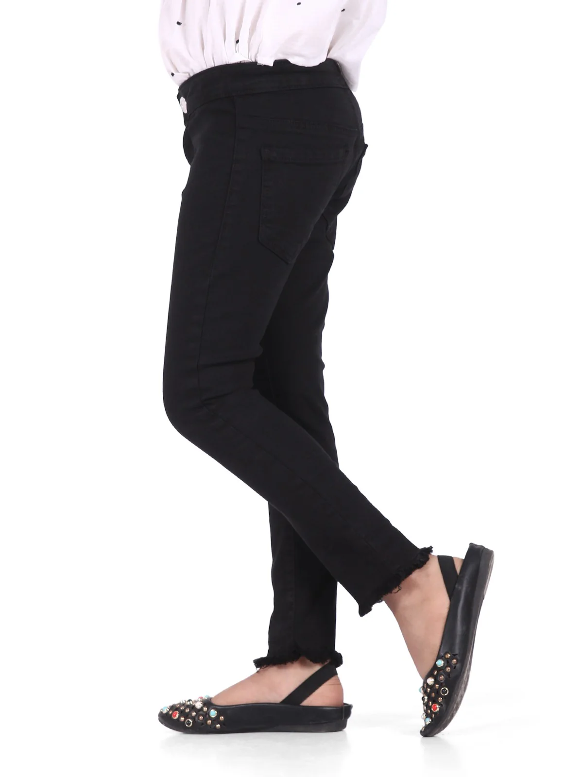 Girl's Black Pant - EGBPD19-006 - Image 2