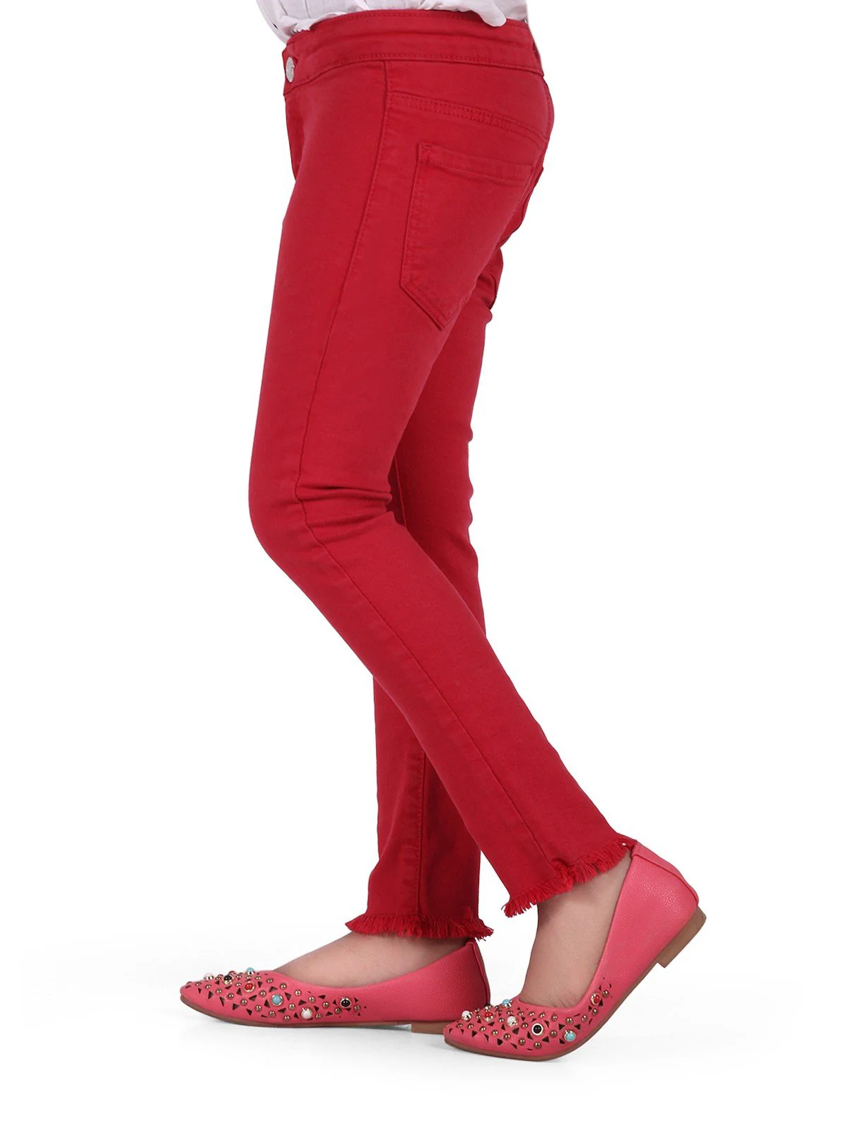 Girl's Red Pant - EGBPD19-007 - Image 2