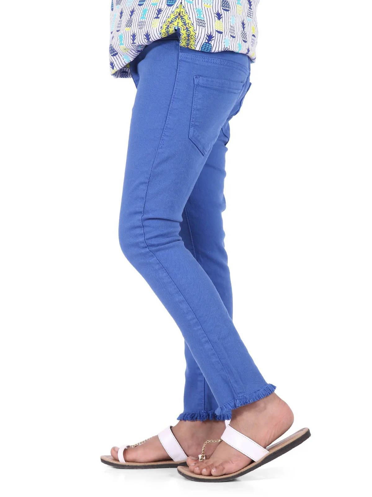 Girl's Imperial Blue Pant - EGBPD19-010 - Image 2