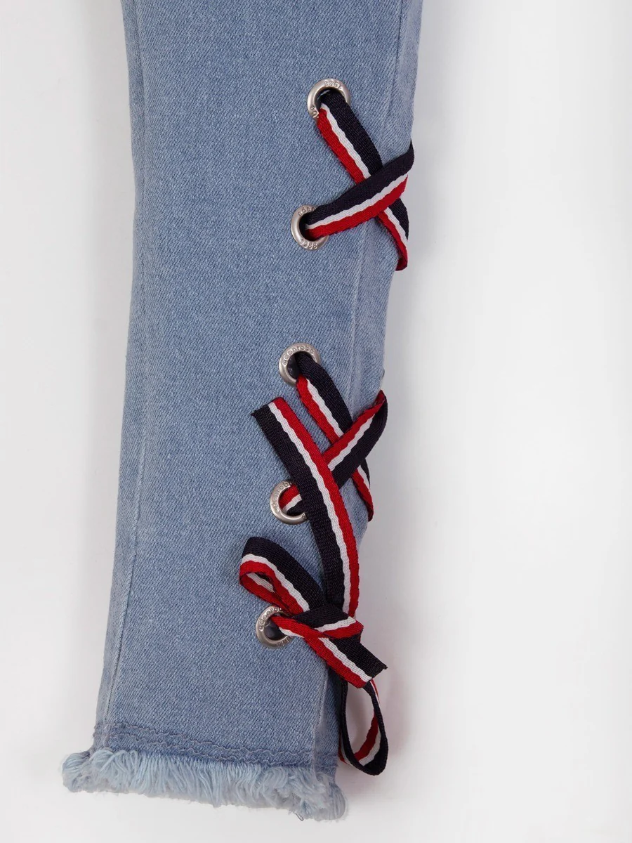 Girl's Light Blue Pant - EGBPD20-002 - Image 2