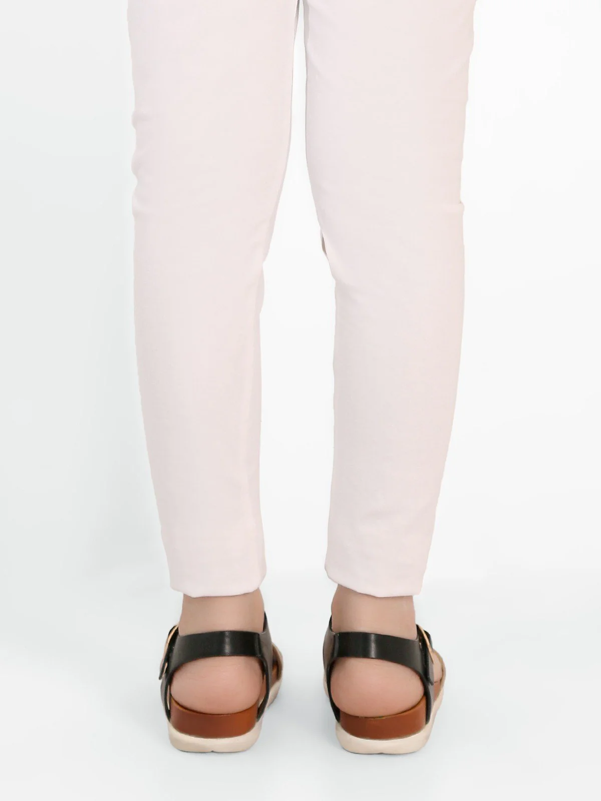 Girl's Off White Basic Tights - EGBT21-75178 - Image 3