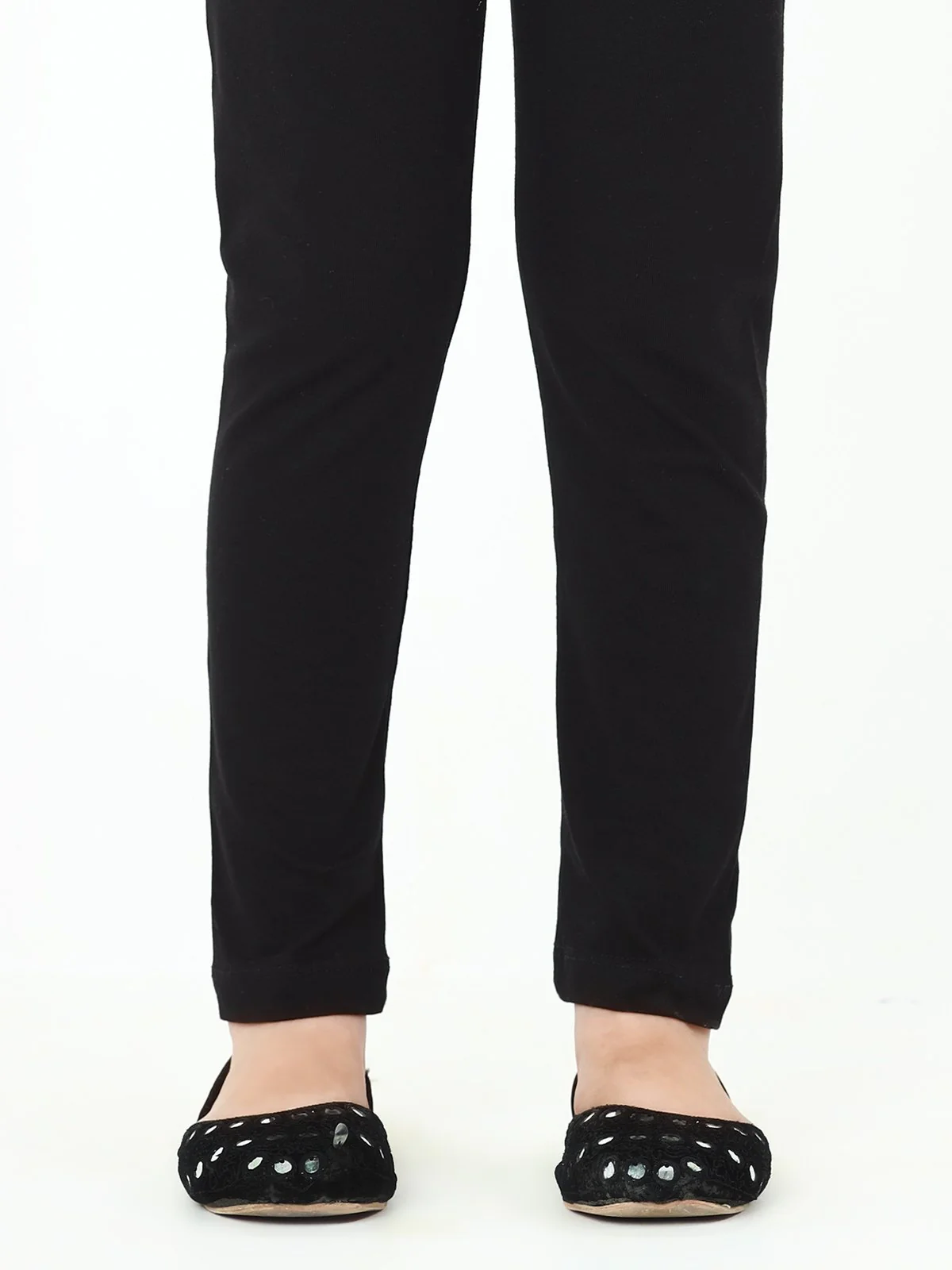 Girl's Black Basic Tights - EGBT22-75401 - Image 4
