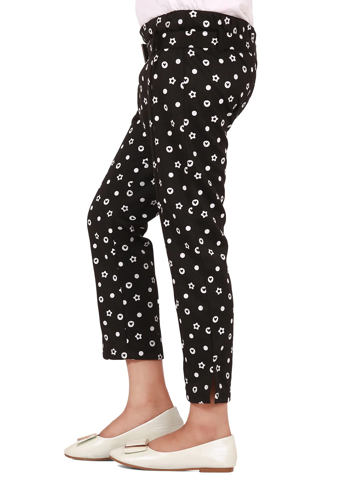 Girl's Black Bottom Knitted - EGBTK19-005 - Image 2