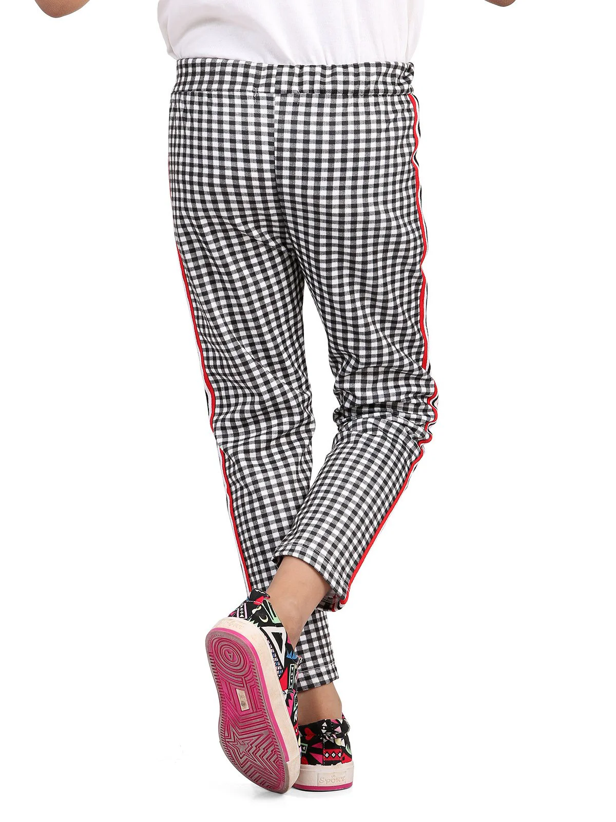 Girl's Black & White Bottom Knitted - EGBTK19-012 - Image 6