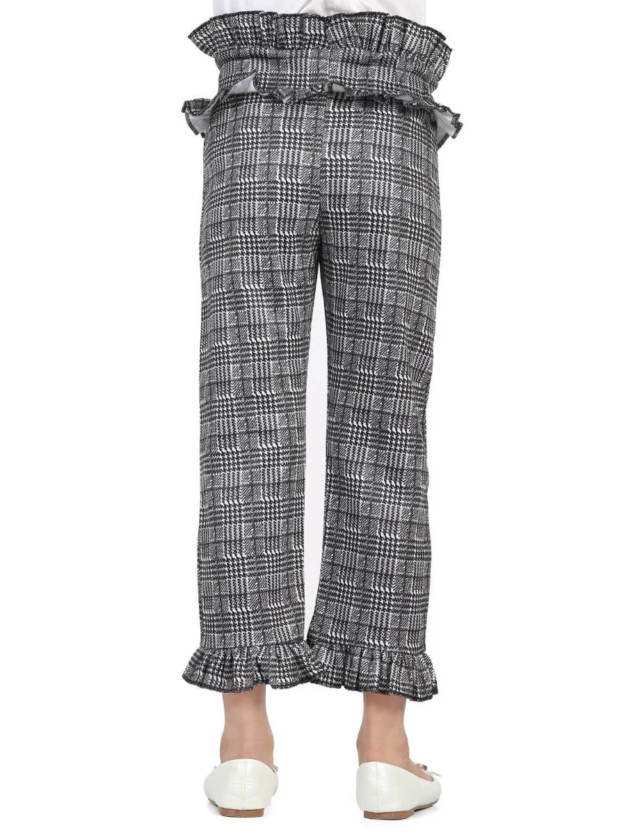 Girl's Charcoal Bottom Knitted - EGBTK19-018 - Image 3