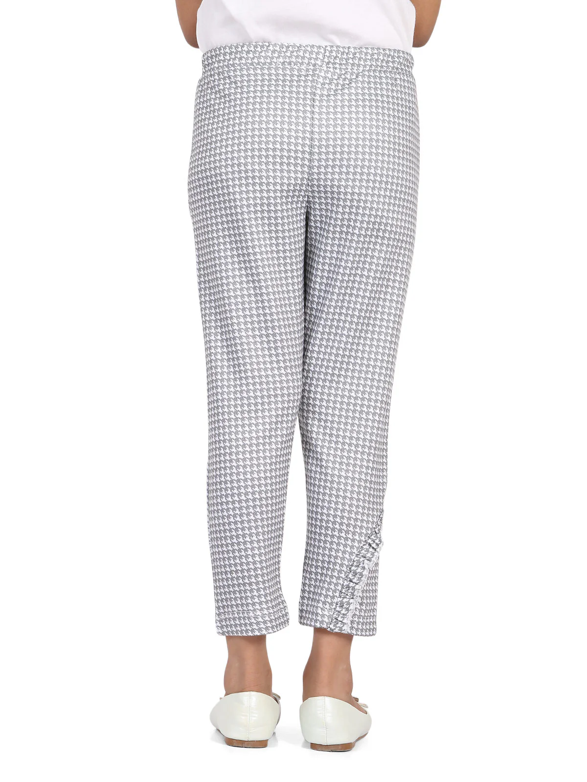 Girl's Light Grey Bottom Knitted - EGBTK19-019 - Image 3