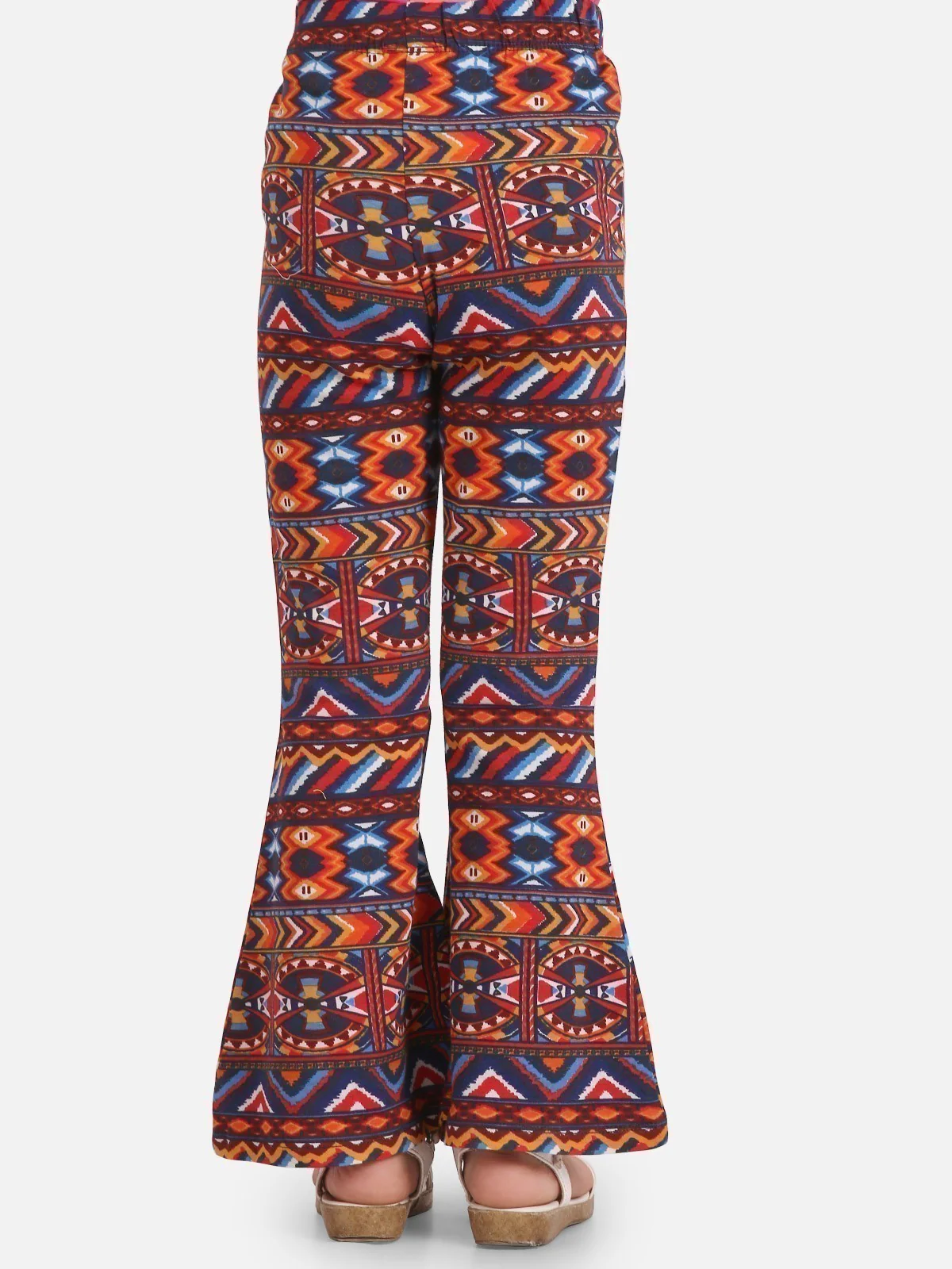 Girl's Blue Multi Bottom Knitted - EGBTK20-004 - Image 2