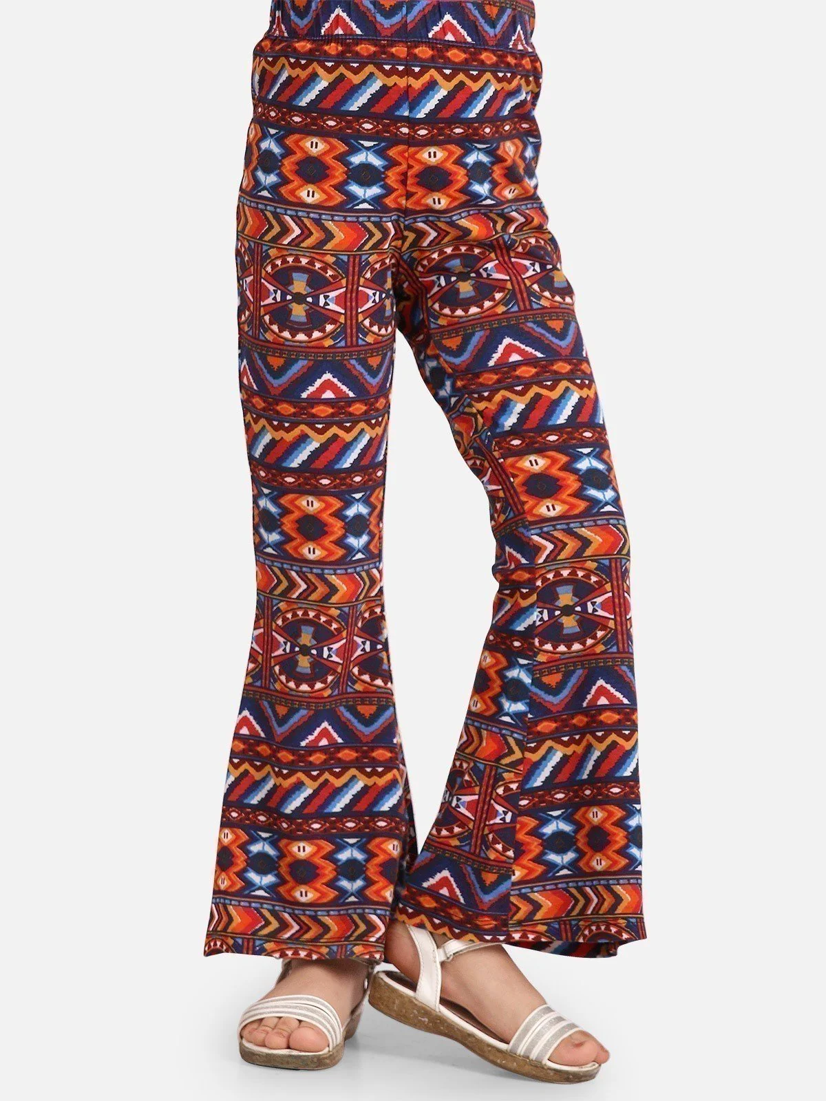 Girl's Blue Multi Bottom Knitted - EGBTK20-004 - Image 3