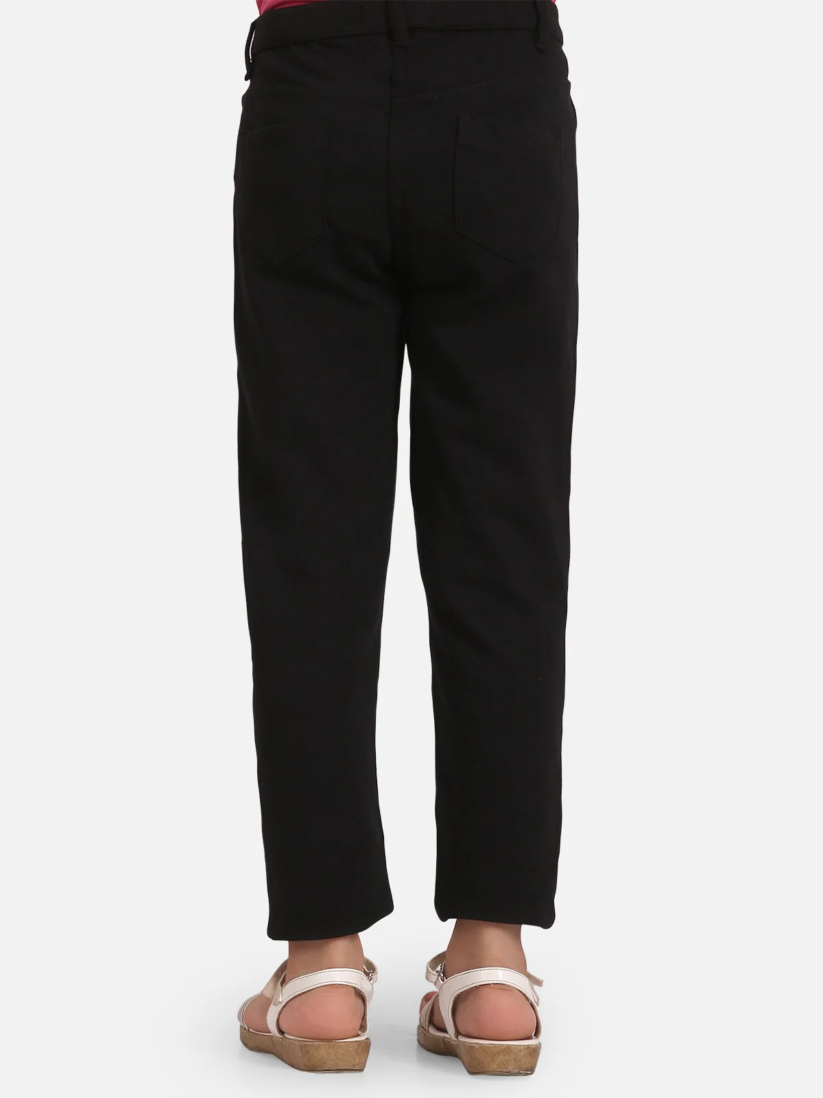 Girl's Black Bottom Knitted - EGBTK20-014 - Image 2