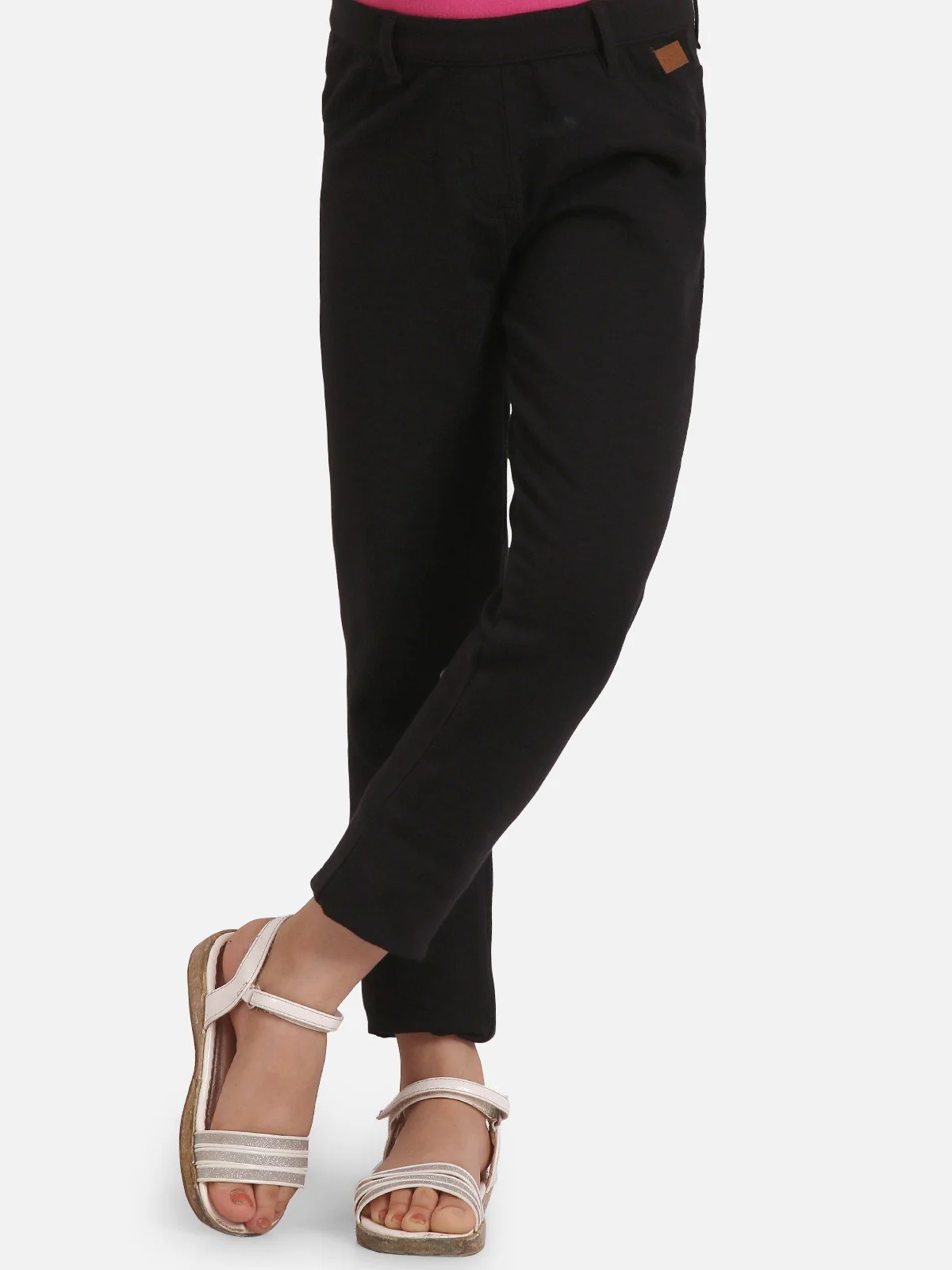 Girl's Black Bottom Knitted - EGBTK20-014 - Image 3