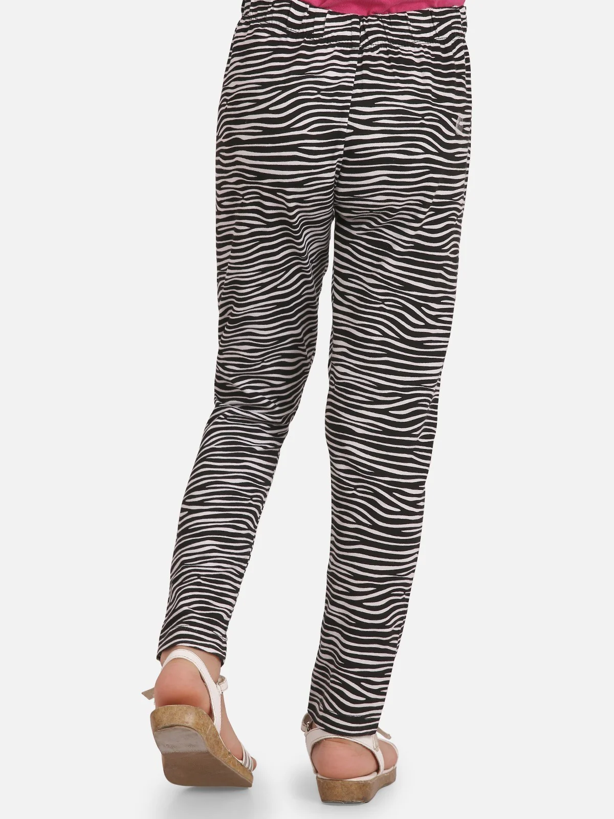 Girl's Black & White Bottom Knitted - EGBTK20-018 - Image 2