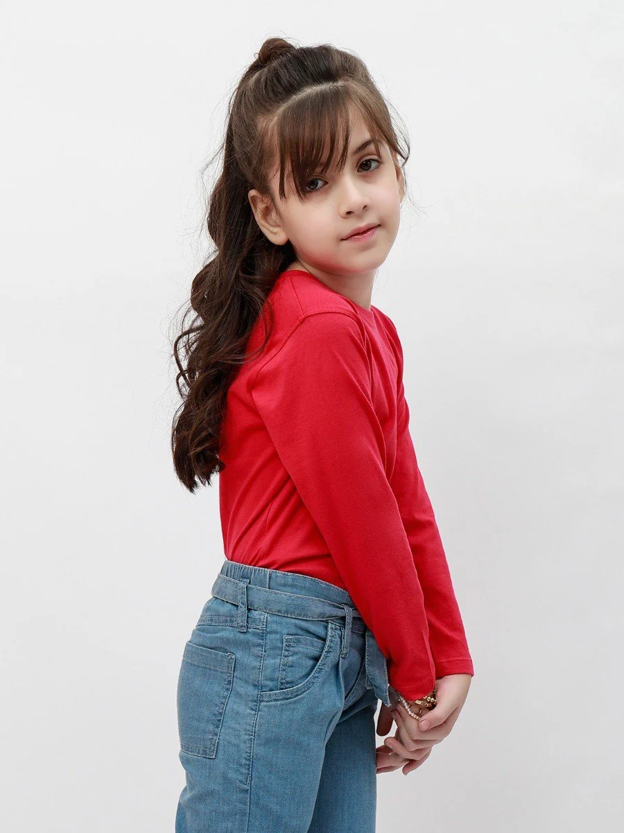 Girl's Red Top - EGTBF20-001 - Image 2