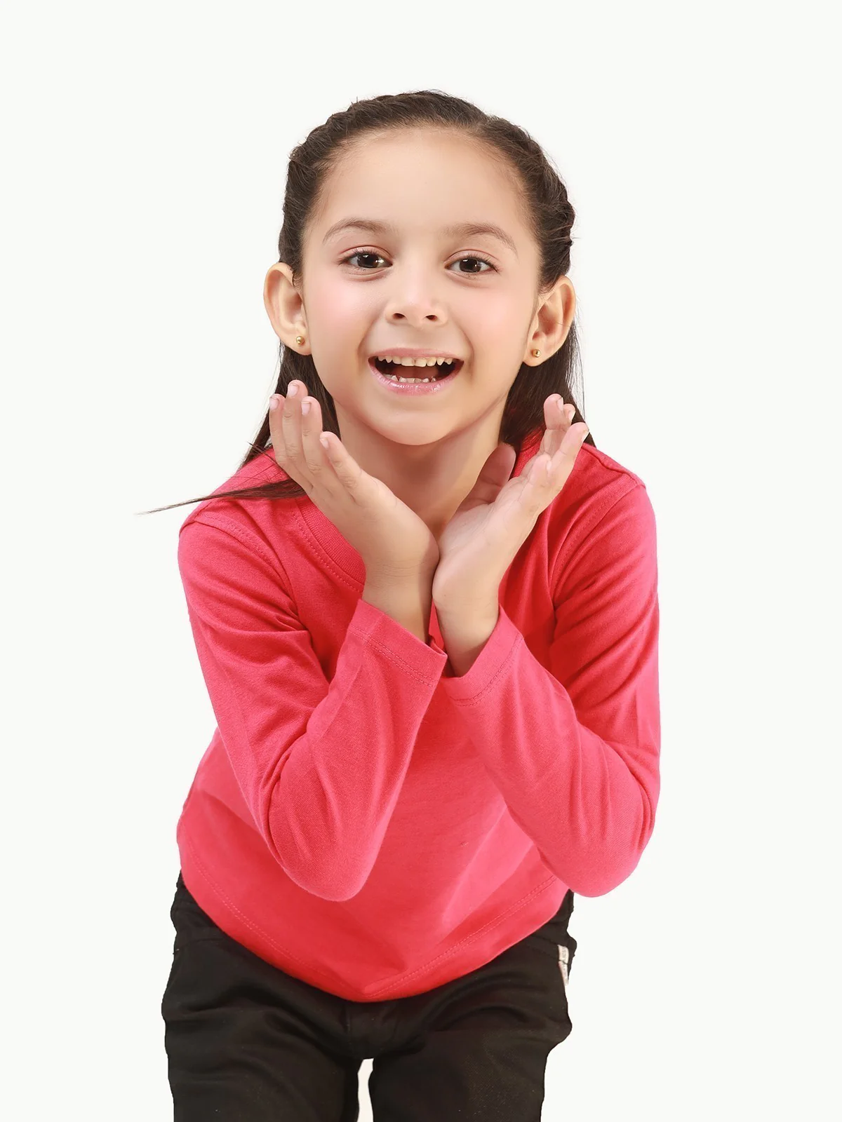 Girl's Dark Pink Top - EGTBF20-004 - Image 2