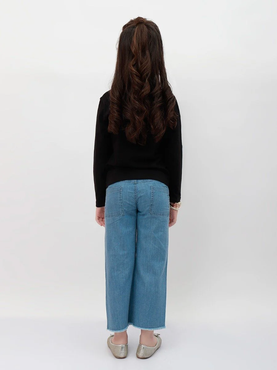 Girl's Black Top - EGTBF20-006 - Image 3
