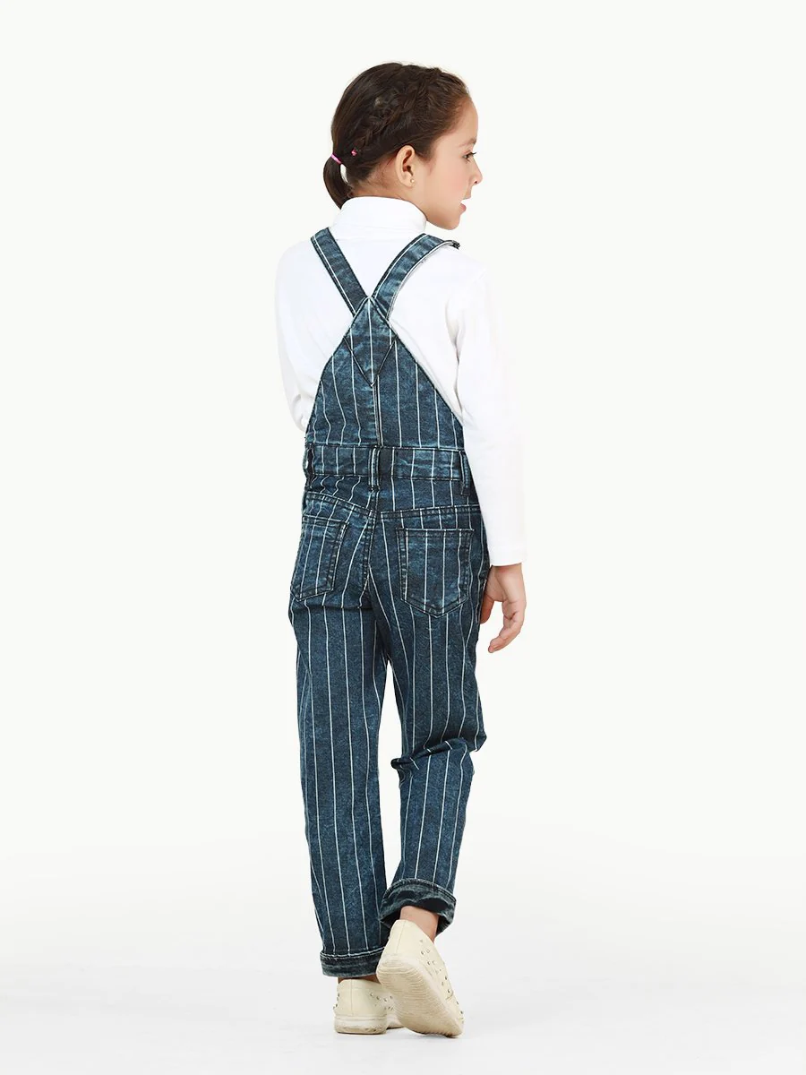 Girl's Blue Dungaree - EGTDD22-001 - Image 6
