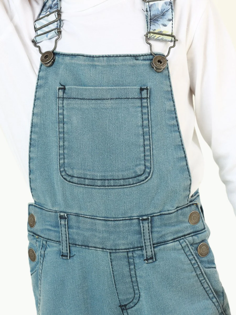 Girl's Blue Dungaree - EGTDD22-003 - Image 5