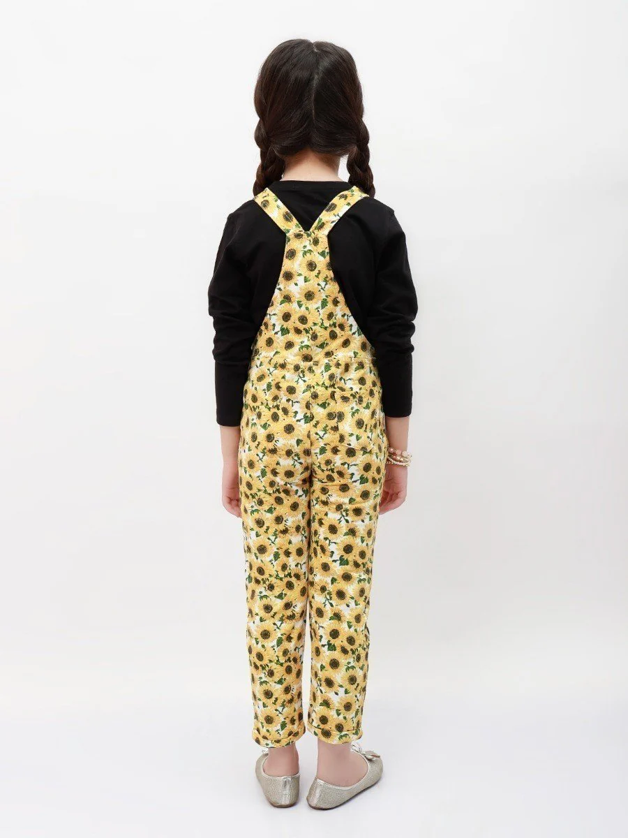 Girl's Yellow Dungaree - EGTDK20-001 - Image 3