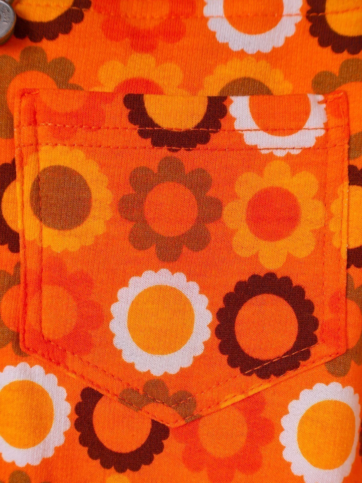Girl's Orange Dungaree - EGTDK21-001 - Image 2