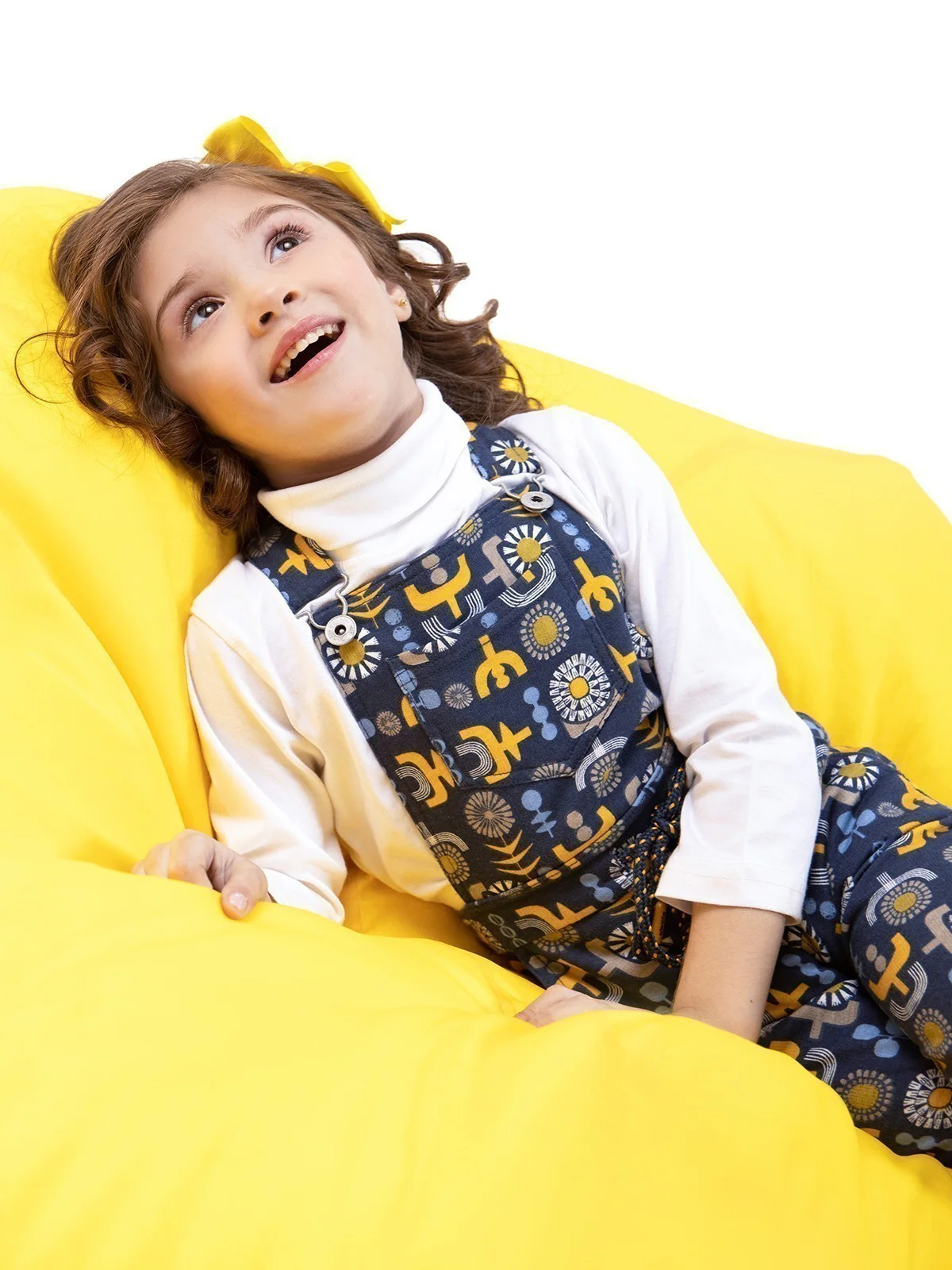 Girl's Blue Dungaree - EGTDK21-002 - Image 3