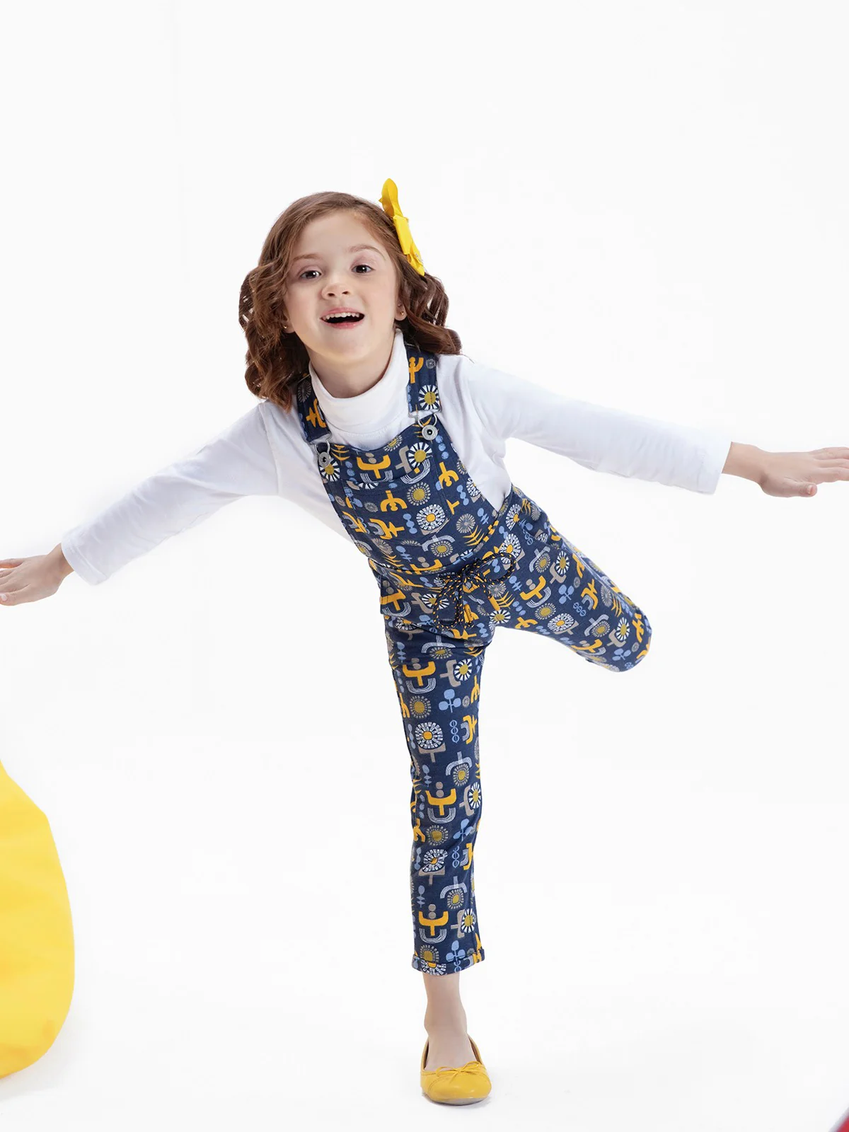 Girl's Blue Dungaree - EGTDK21-002 - Image 5