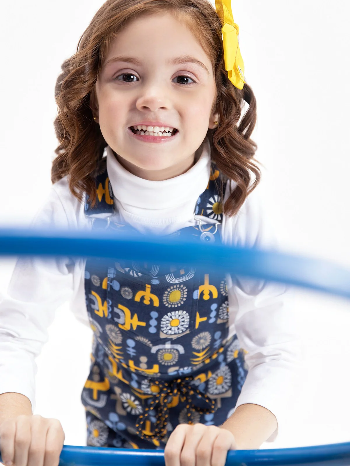 Girl's Blue Dungaree - EGTDK21-002 - Image 6