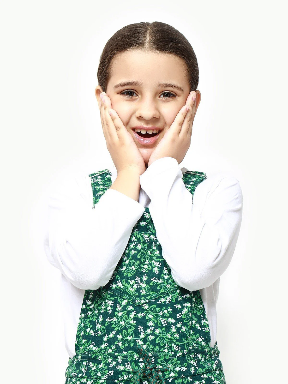 Girl's Green Dungaree - EGTDK22-006 - Image 6