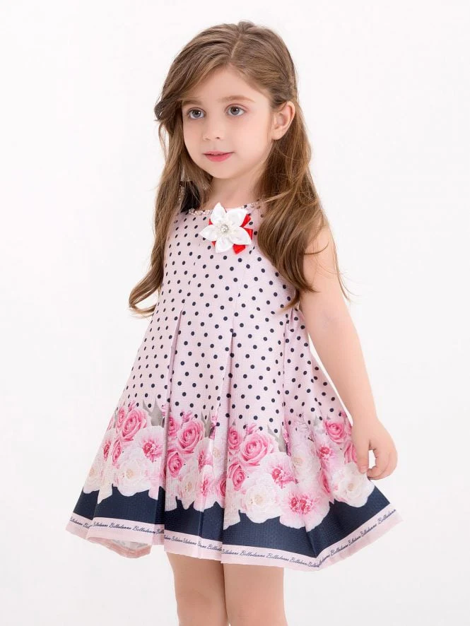 Girl's Light Pink Frock - EGTF18S-0744 - Image 2